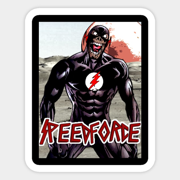 Black Flash Mars Slayer Font Sticker by danygammerx